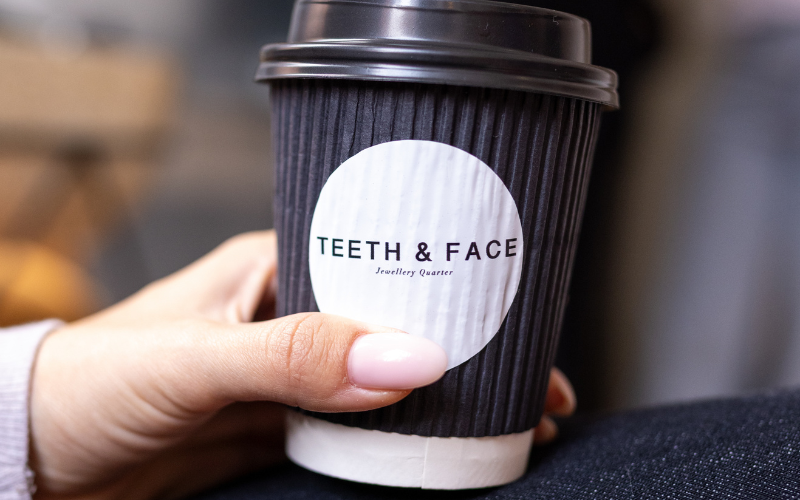 Teeth & Face Birmingham Coffee Cup