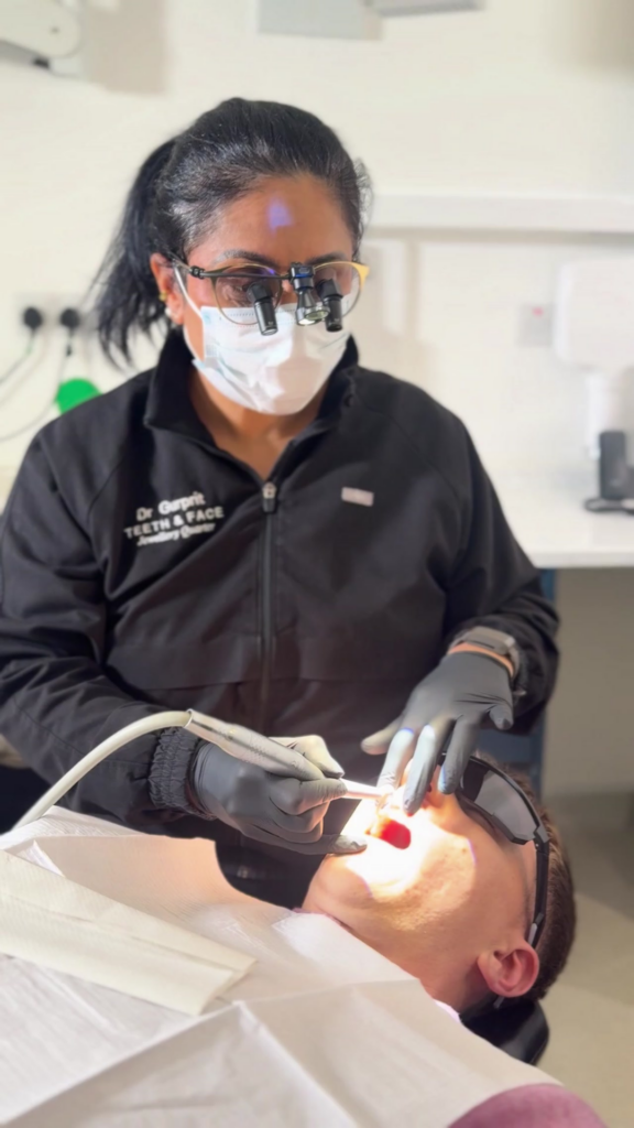 Enamel Contouring by Dr Gurprit Teeth & Face Birmingham